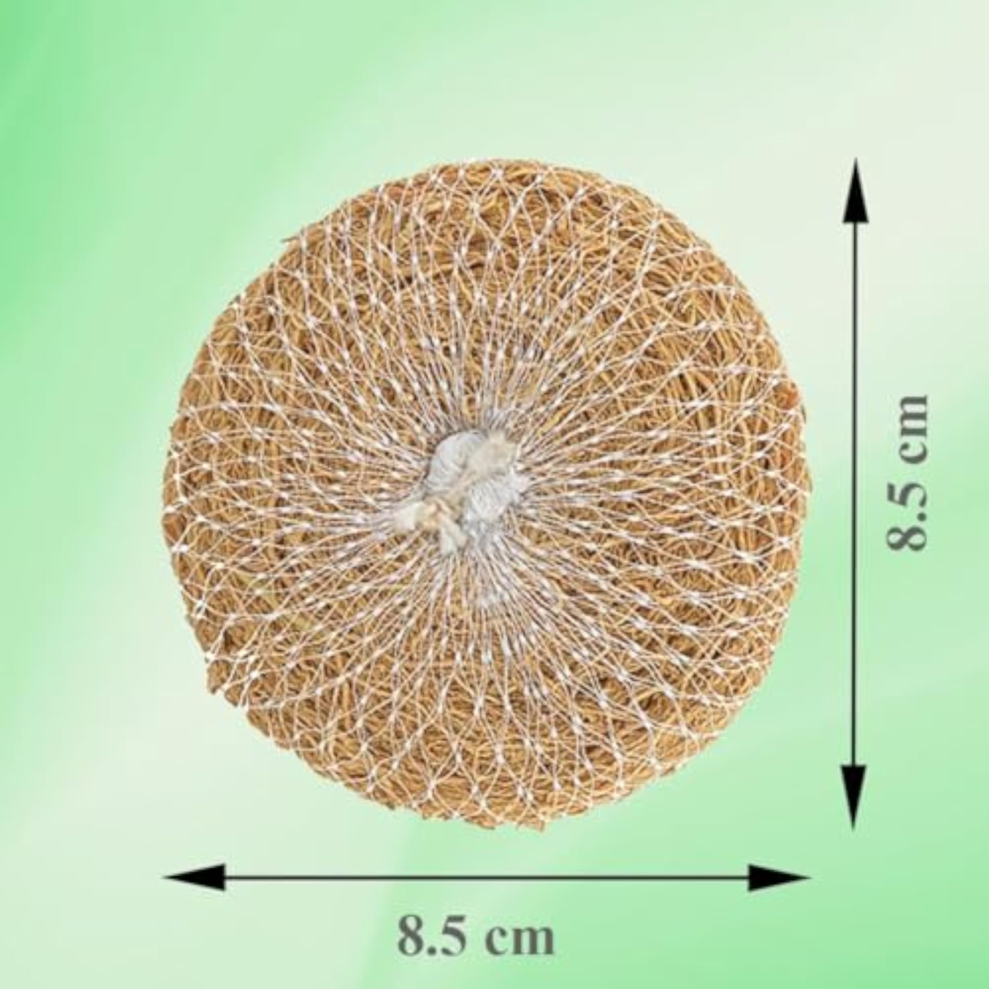 Vetiver Loofah Body Scrubber, Pack of 6